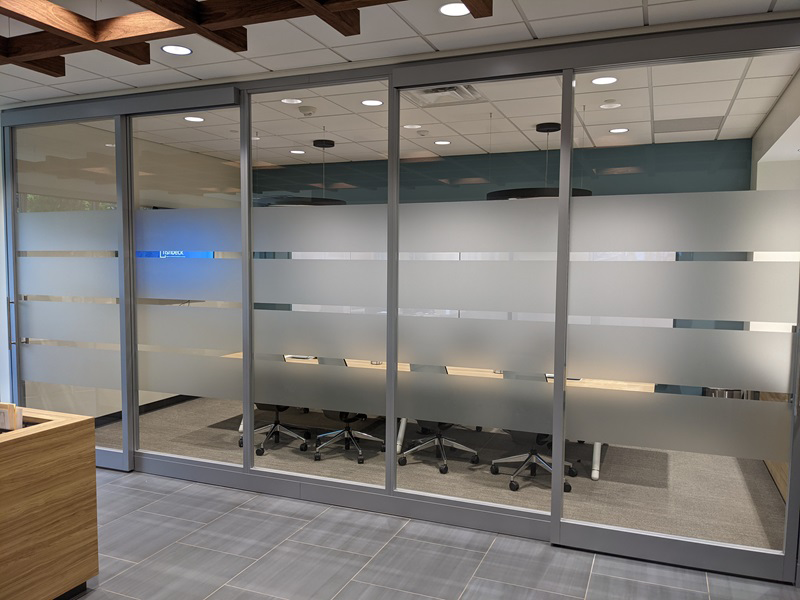 Frosted Vinyl Film Installation